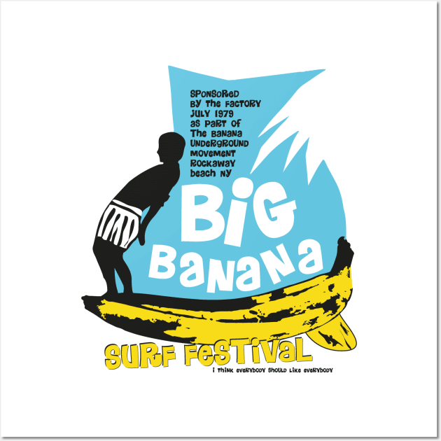 Big Banana Surf Wall Art by PopGraphics